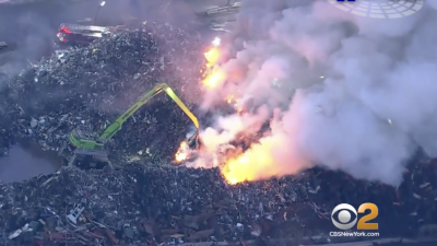 Massive Junkyard Fire Leaves Much of New York Covered In Acrid Smoke