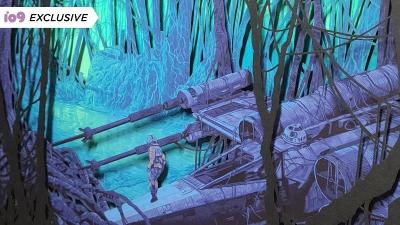 Dagobah Comes to Life in This Unique Star Wars Art Piece