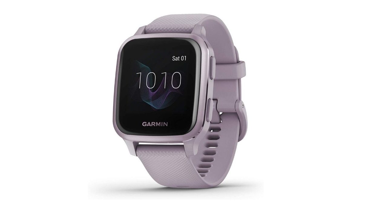 Garmin Venu Sq smartwatch in lavender