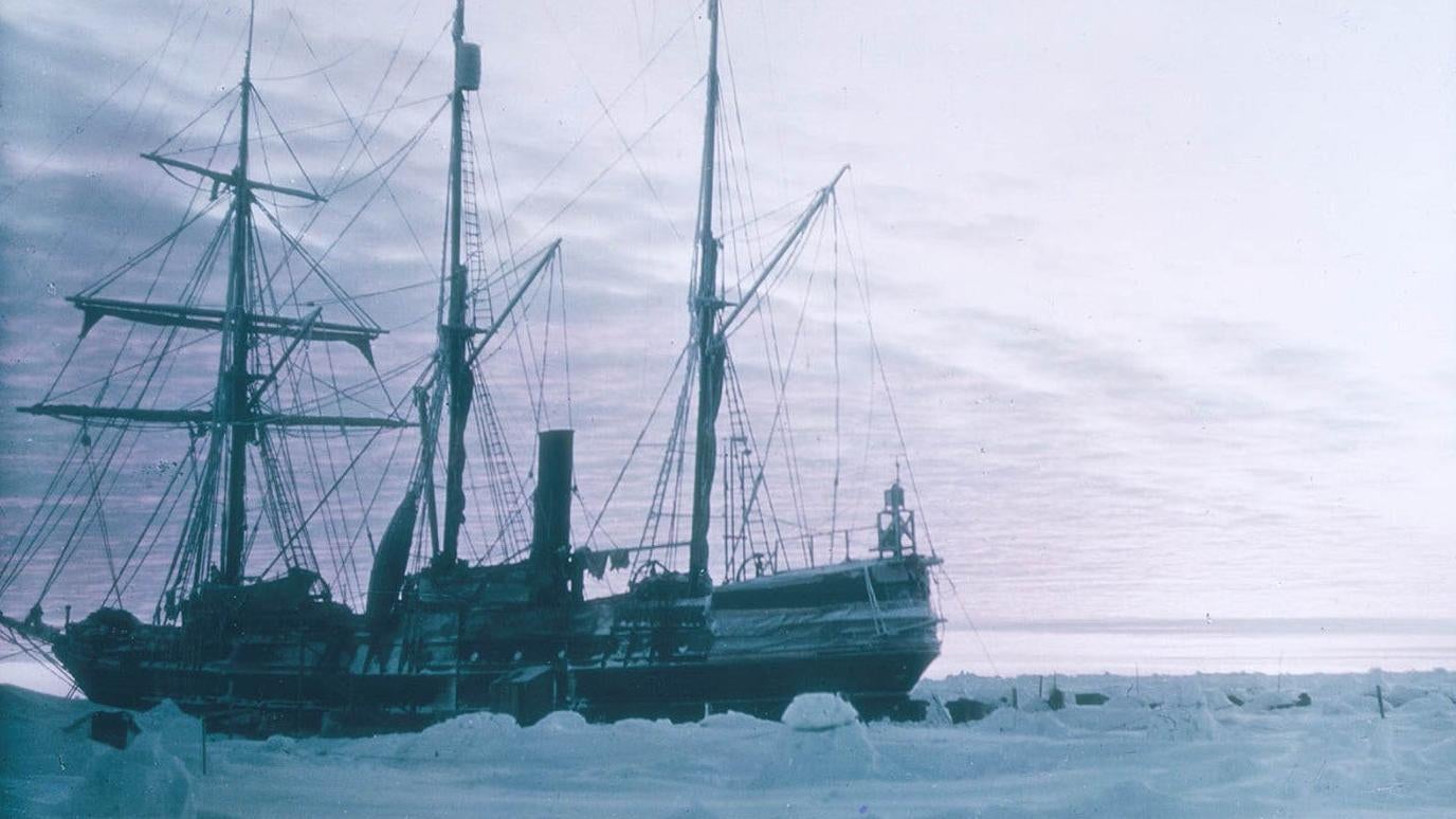 Endurance stuck in the ice.  (Photo: State Library of NSW/NSW Government)