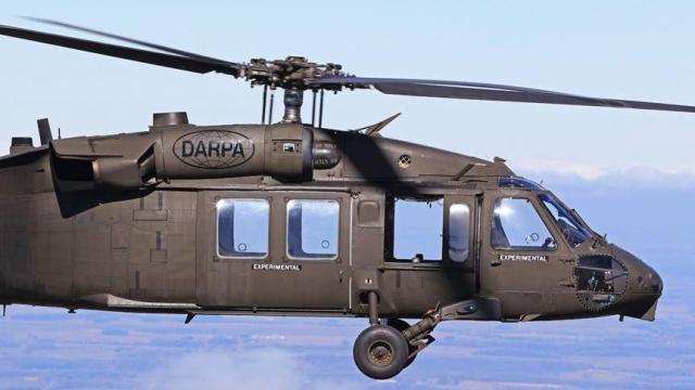 Great, DARPA Just Flew a Black Hawk Helicopter With Nobody In It