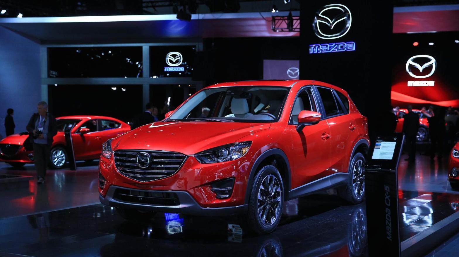 A 2014 Mazda CX-5, matching the models described to be experiencing the KUOW radio glitch; used here as stock photo. (Photo: Victor Decolongon / Getty Images for Mazda Motor Co, Getty Images)