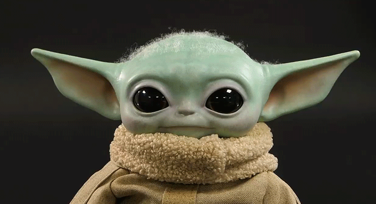 Realistic Baby Yoda Doll