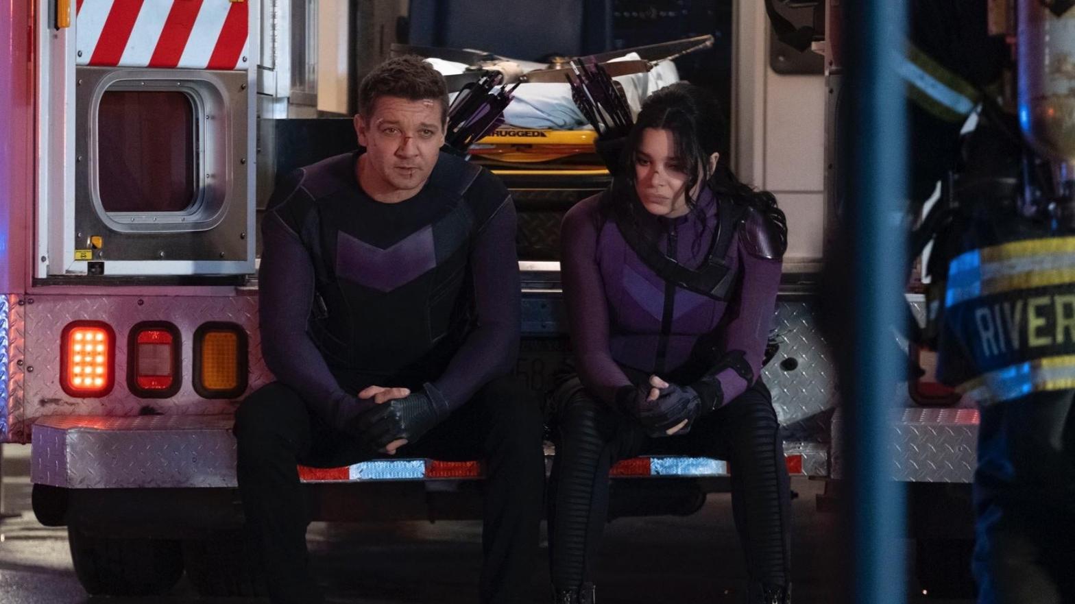 Clint and Kate at the end of their adventure. Or is it the beginning? (Image: Marvel Studios)