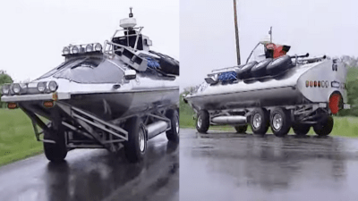 This Wild Amphibious RV Started Life as a Milk Tanker