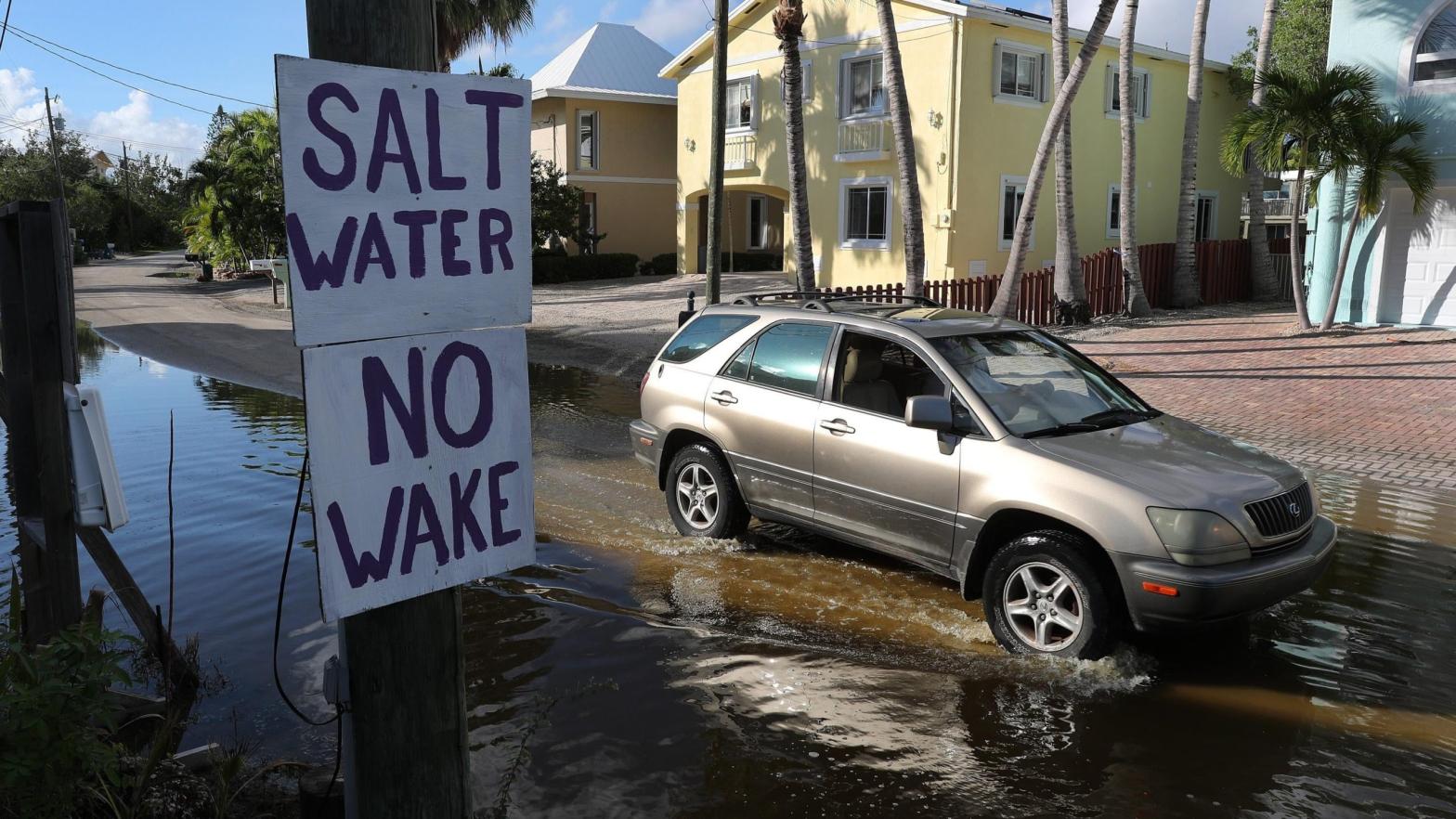 Flooding in Key Largo, Florida, in October 2019. (Photo: Joe Raedle, Getty Images)