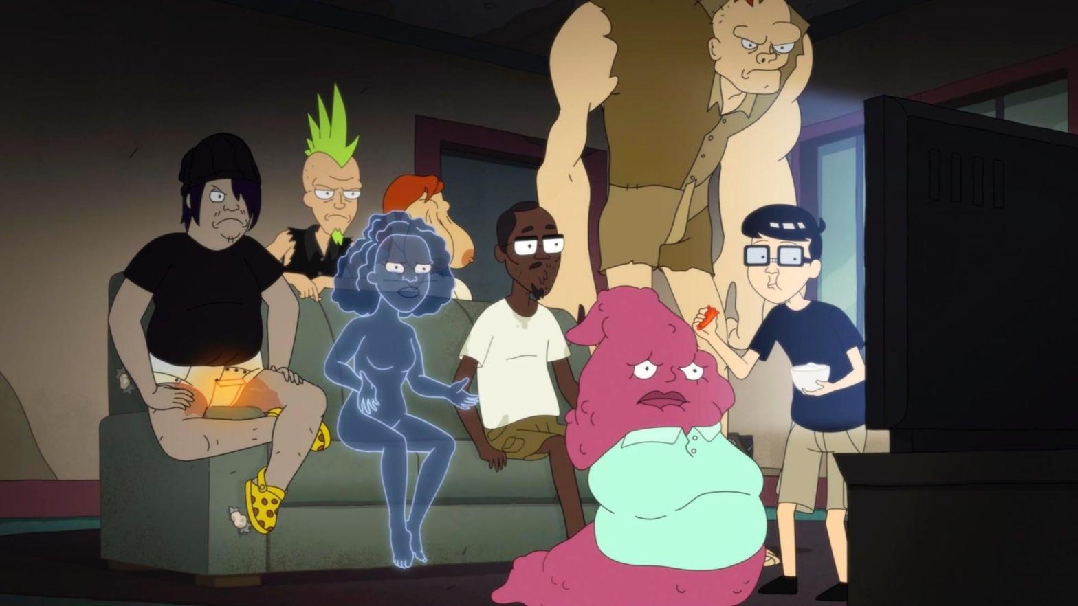 What happens with the style of Rick and Morty meets The Boys? (Screenshot: Prime Video)