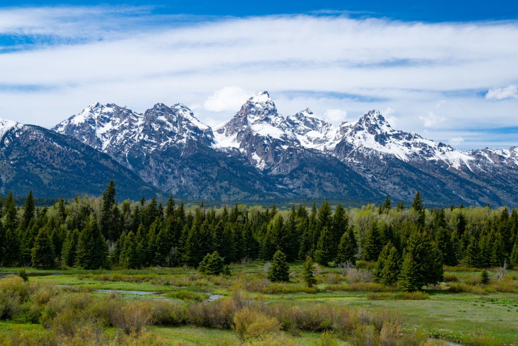 General Views of the Grand Tetons on May 28, 2021 (Photo: AaronP/Bauer-Griffin/GC Images, Getty Images)