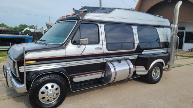 This Radical Dually Van Has Real Exhaust Stacks And A 227 Litre Tank