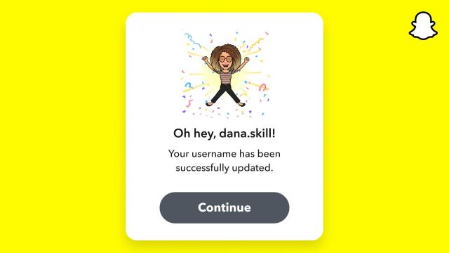 You Can Now Change Your Name on Snapchat