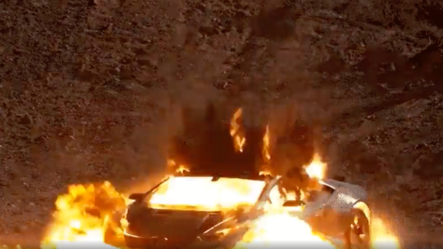 An Artist Blew Up A Lamborghini To Sell Its Parts As NFTs