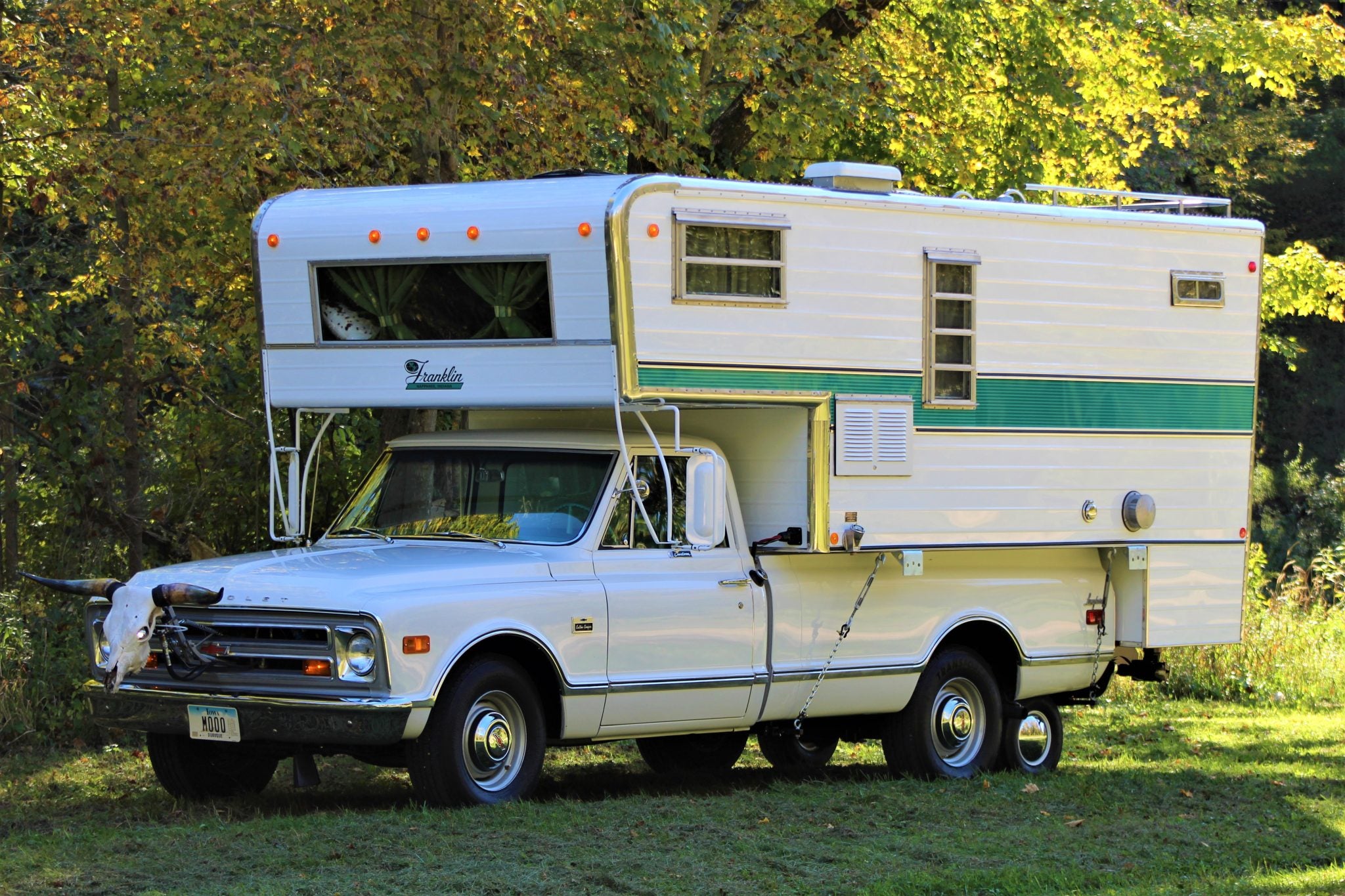 This Classy Camper Comes With Horns, A Playboy Magazine And… Some Flamethrowers