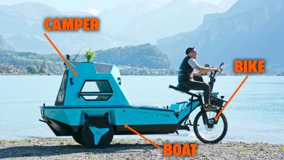 Replace Your House, Boat and Bike With This Amphibious Camper Trike