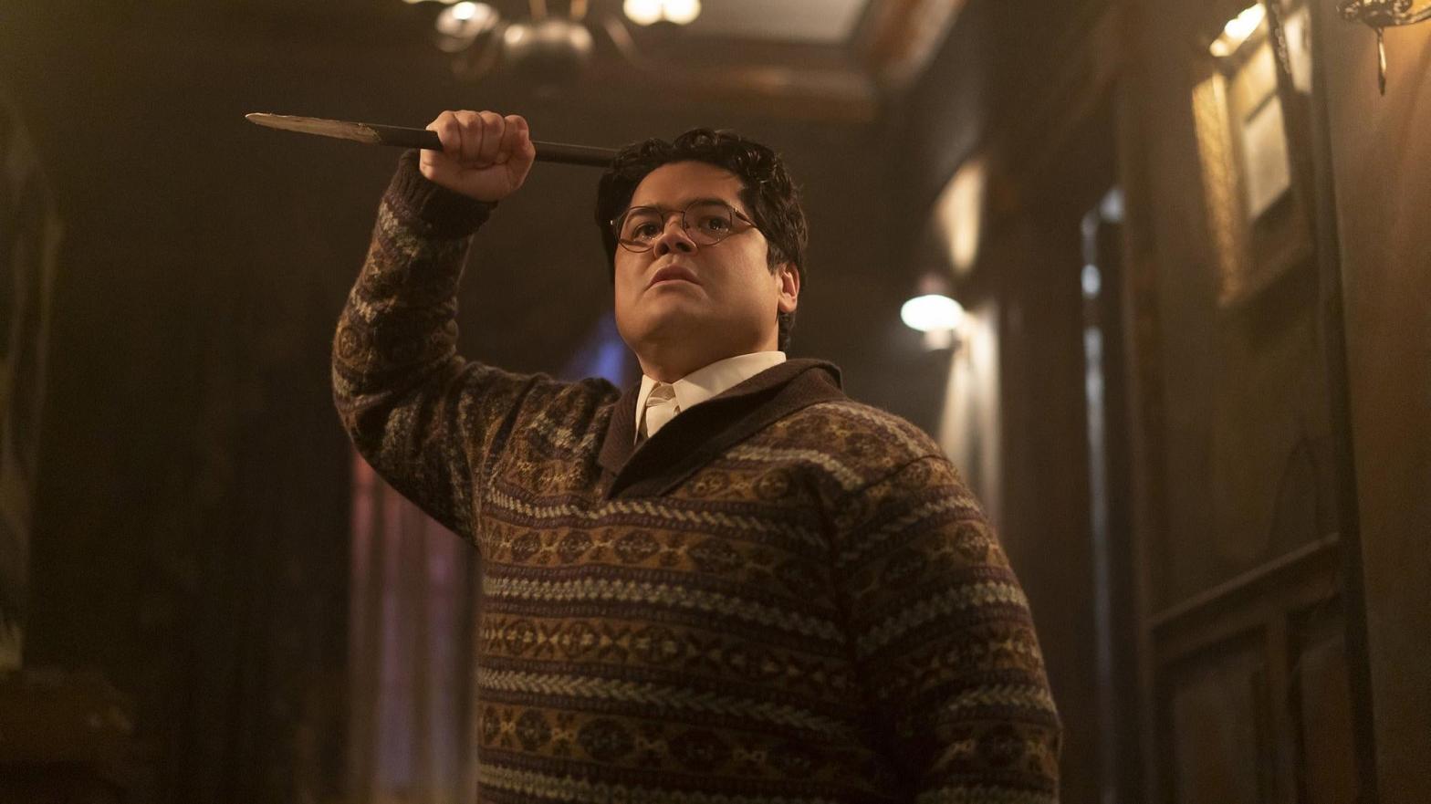 From vampire killer to DC character, Harvey Guillen has a new role. (Image: FX)