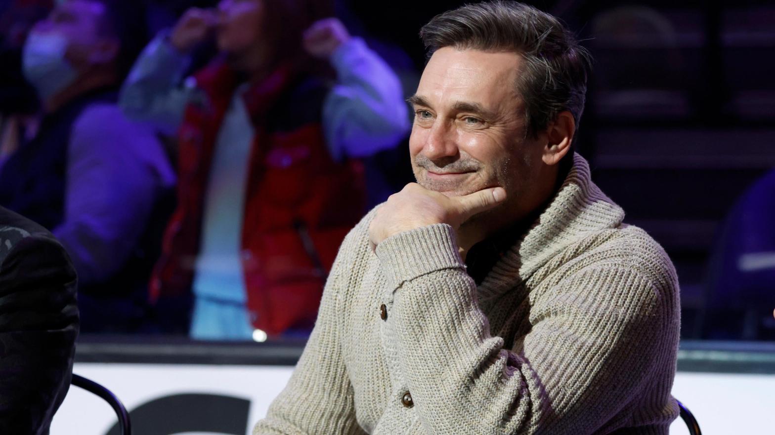 Jon Hamm at the 2022 NHL All-Star Weekend on February 04, 2022 in Las Vegas, Nevada.  (Photo: Christian Petersen, Getty Images)