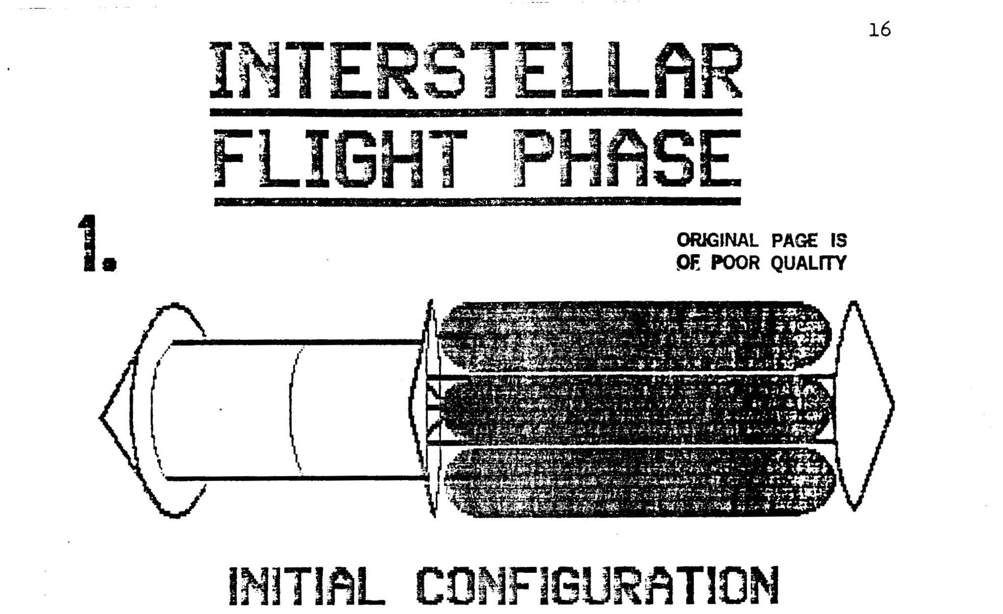 Rough schematic showing the design of an interstellar probe.  (Image: US Naval Academy/NASA/USRA)