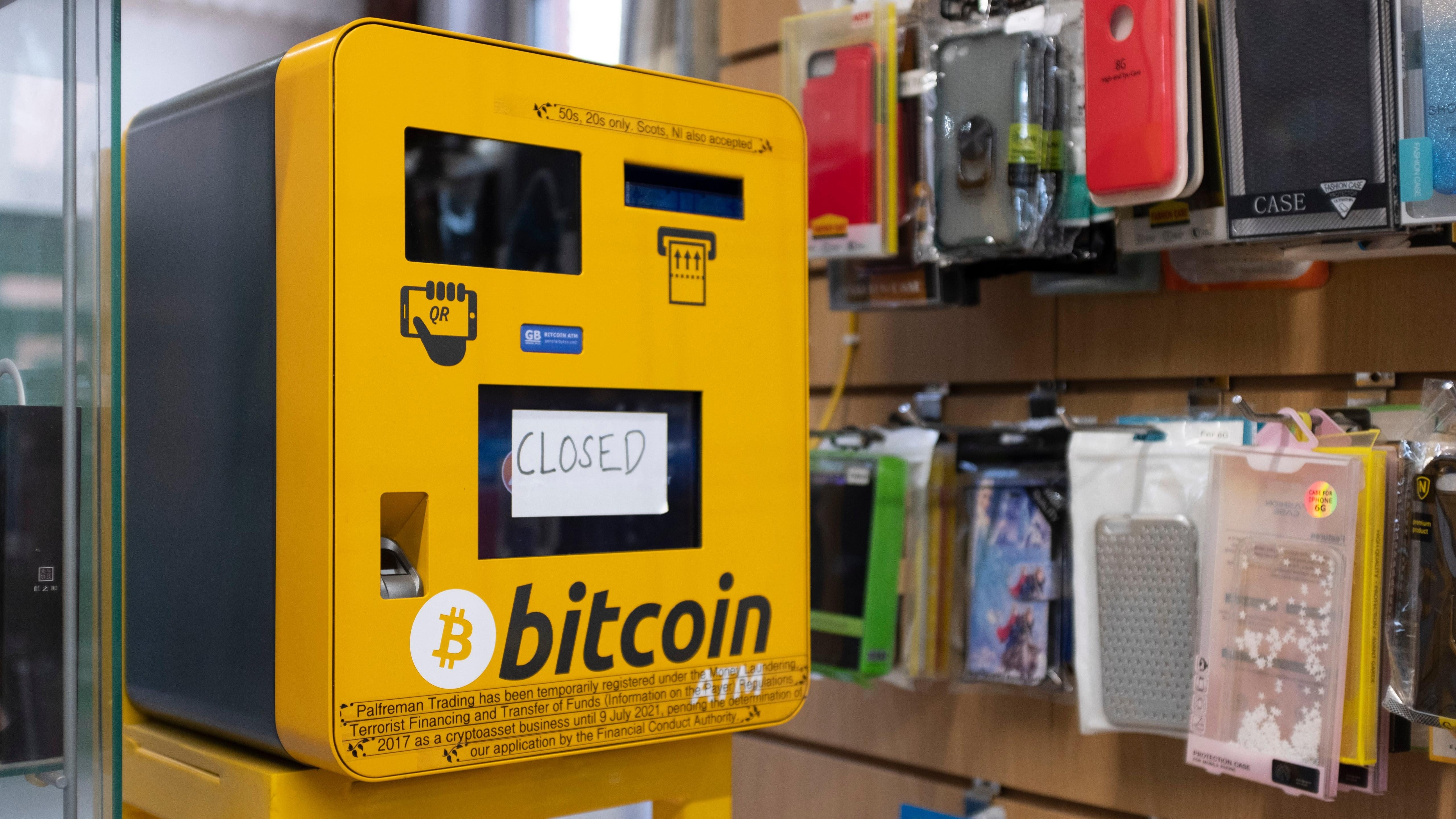 Bitcoin ATMs Declared Illegal in UK by Financial Regulator