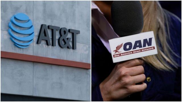 AT&T Is Stuck in an Ad Deal With MAGA Superspreader OAN Even After DirecTV Dropped It