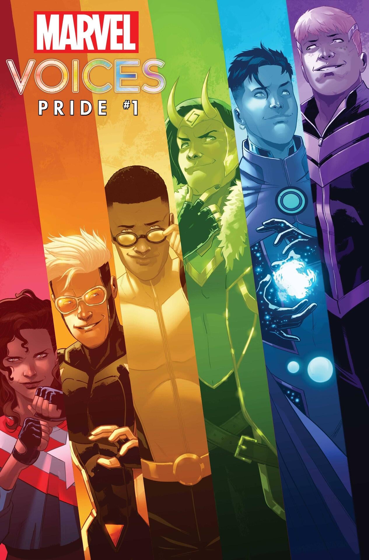 Marvel Voices: Pride #1 variant cover by Steven Byrne. (Image: Marvel Comics)