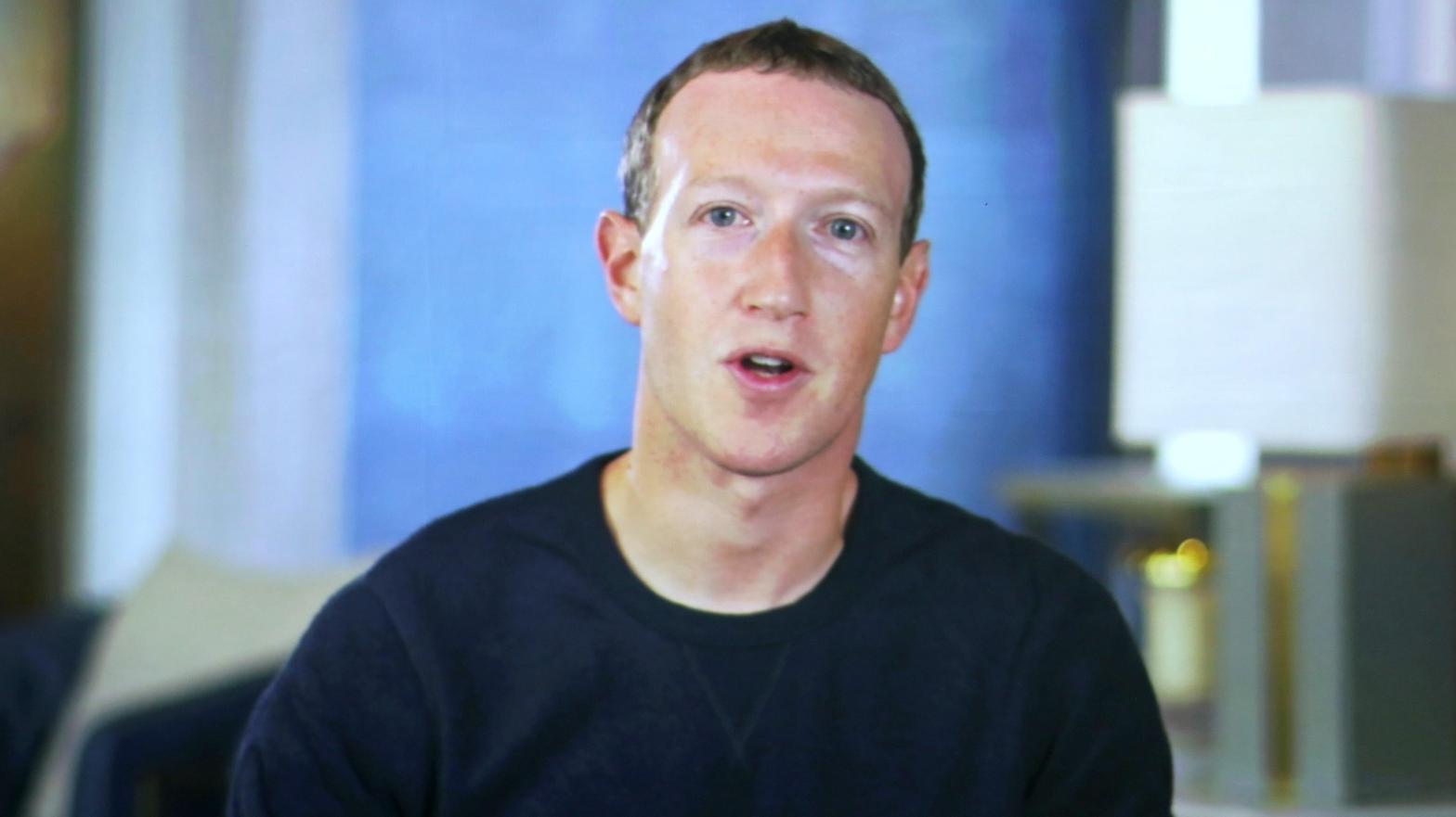 Mark Zuckerberg, via video,  speaks at Into the Metaverse: Creators,  Commerce and Connection during the 2022 SXSW Conference and Festivals at  Austin Convention Centre on March 15, 2022 in Austin, Texas. (Photo: Samantha Burkardt, Getty Images)