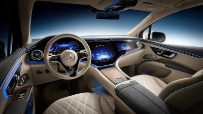 The 2023 Mercedes EQS SUV Will Have an Unsurprisingly Complicated Interior