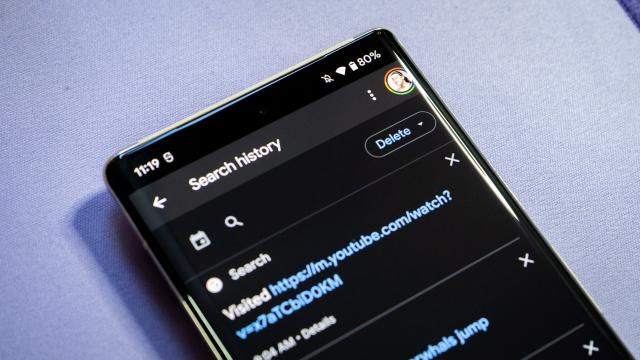Android Users Can Now Scrub 15-Minutes of Search History With Just a Tap