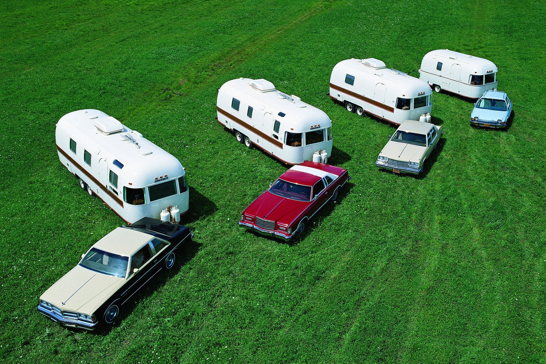 Airstream’s Old Painted Travel Trailers Are Still A Vintage RV Gem