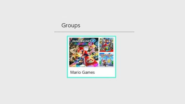The Nintendo Switch Now Lets You Organise Your Games in Folders