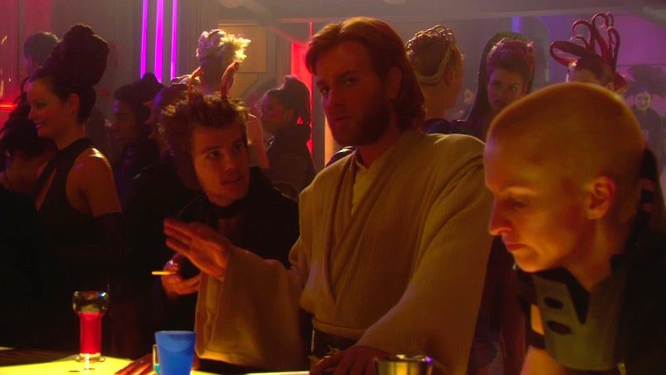 Ewan McGregor uses Jedi powers against Death Sticks, and in real life. (Image: Lucasfilm)