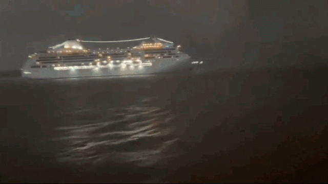 Could a Tornado Capsize a Cruise Ship?