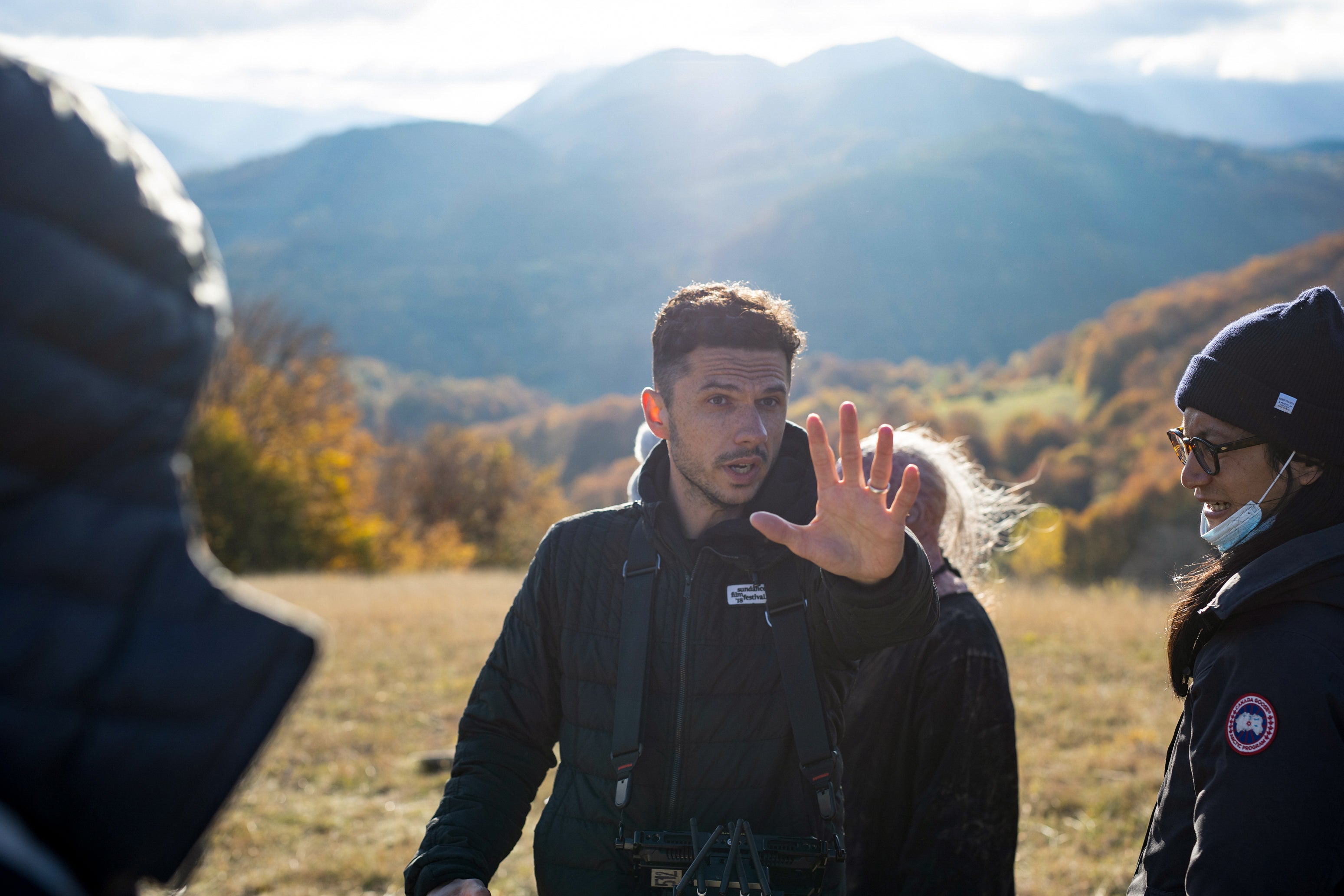 Director Goran Stolevski on the set of You Won't Be Alone. (Photo: Branko Starcevic/Focus Features)