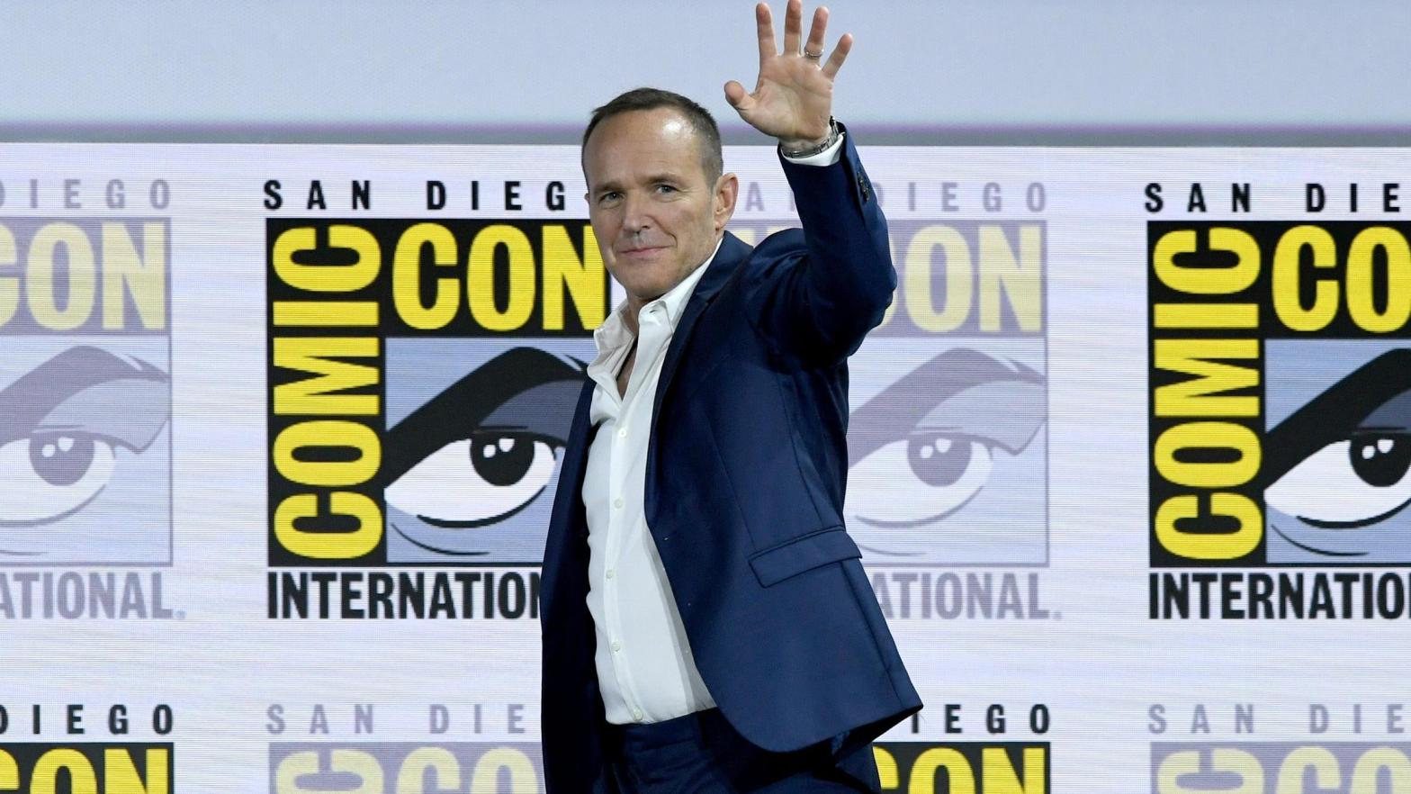 Clark Gregg at the Marvel's Agents of SHIELD panel during the 2019 San Diego Comic-Con. (Photo: Kevin Winter, Getty Images)