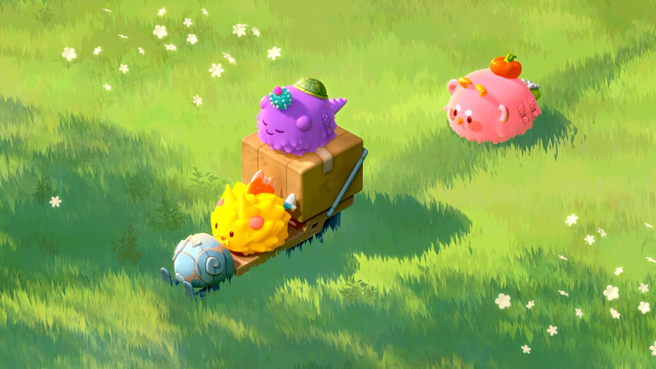 Axie characters from the play-to-earn NFT/crypto game Axie Infinity. (Image: Axie Infinity)