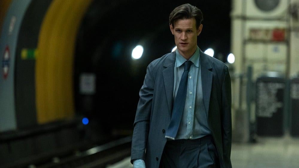 Matt Smith is the best thing about Morbius, full stop. (Image: Sony Pictures)