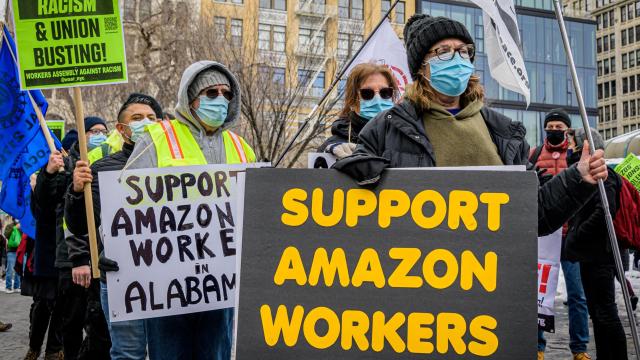Amazon Workers Win Historic Union Vote, And It Wasn’t Even Close
