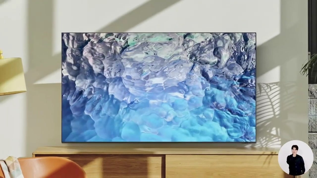 Samsung's TVs have access to NFTs through Nifty Gateway.  (Screenshot: YouTube/Samsung)