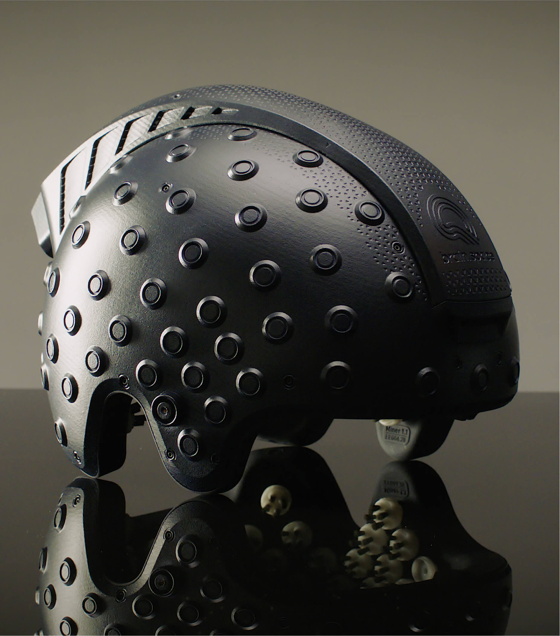 The EEG-enabled space helmet. (Photo: brain.space)