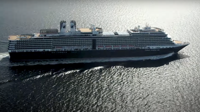 American Cruise Company Clears Out Massive 283-Metre Cruise Ship to House Ukrainian Refugees