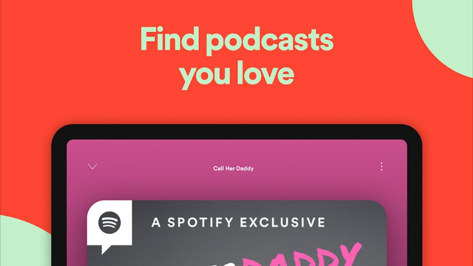 Spotify keeps pushing its podcast playing capabilities. (Image: Spotify)