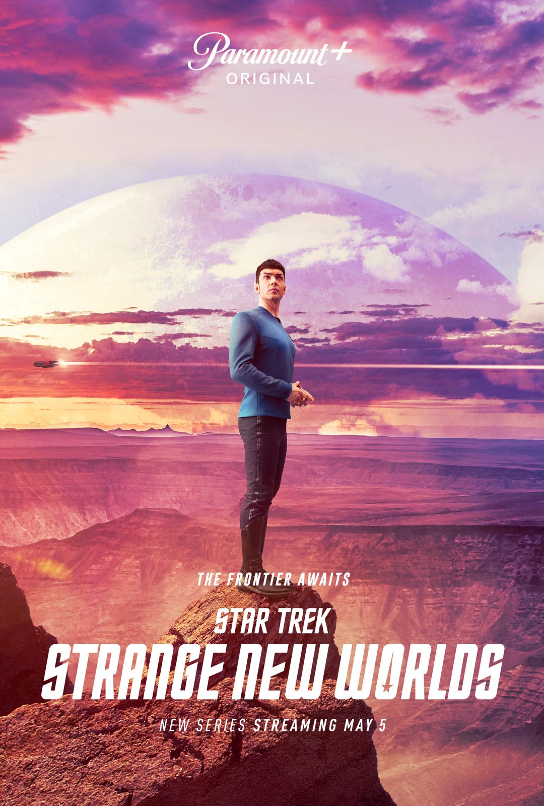 This week's previously released character poster for Spock, without his full name. Head on over to TrekCore to see the updated version. (Image: Paramount)