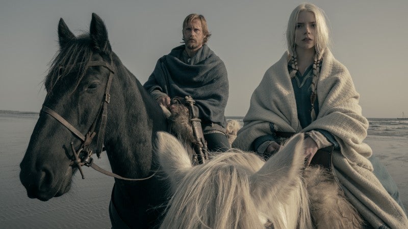 Amleth and Olga in The Northman (Image: Focus Features)