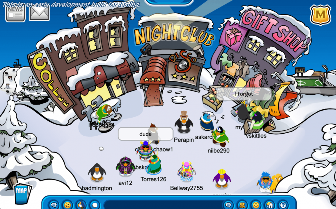 Club Penguin Rewritten was designed to be a completely authentic recreation of the original game. (Screenshot: Club Penguin Rewritten)