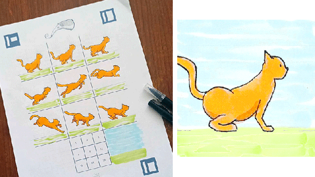This Website’s Printable Templates Make it Easy to Turn Hand Drawn Animations Into GIFs