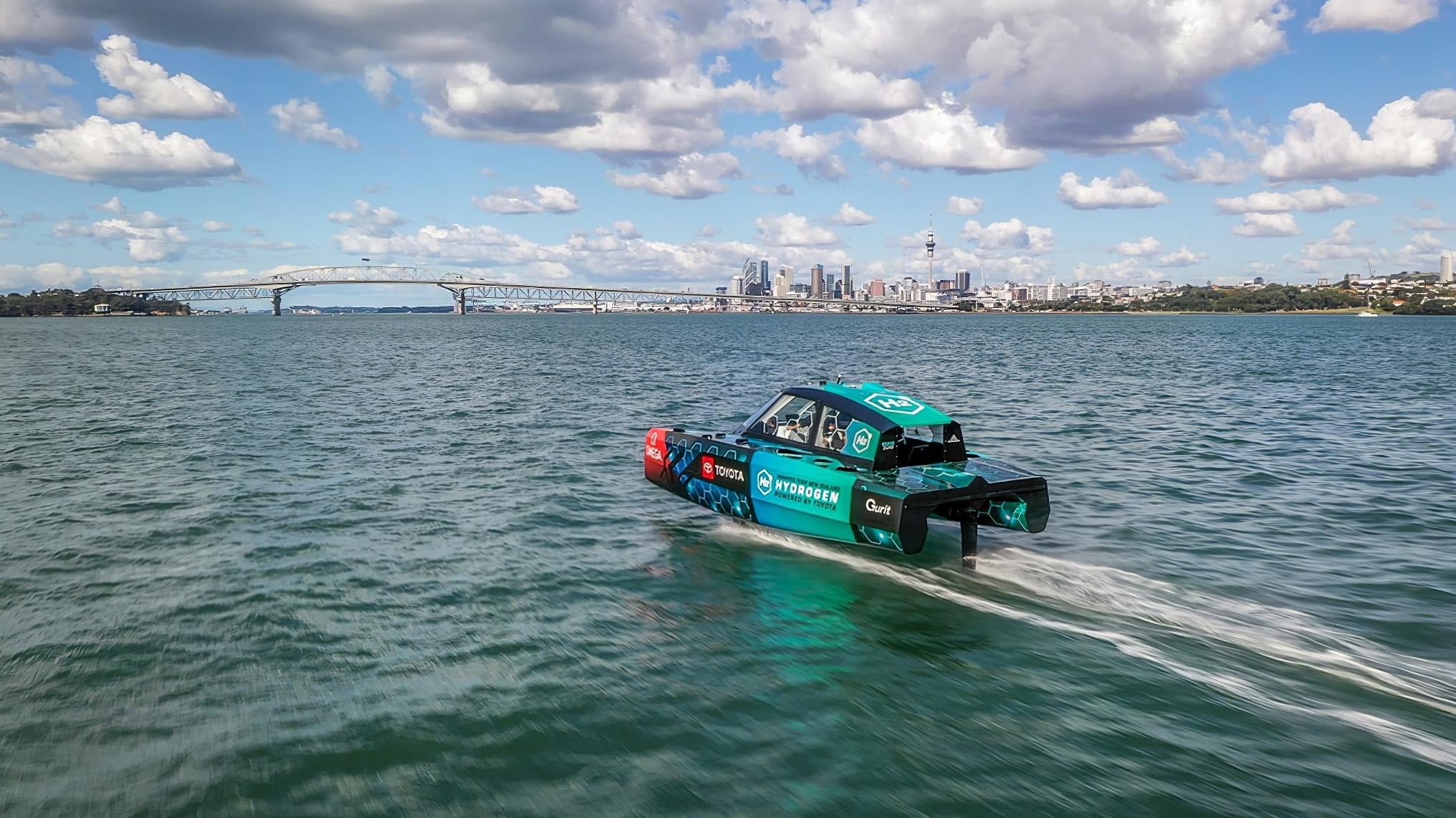 Emirates Team New Zealand is Developing a Hydrogen Chase Boat