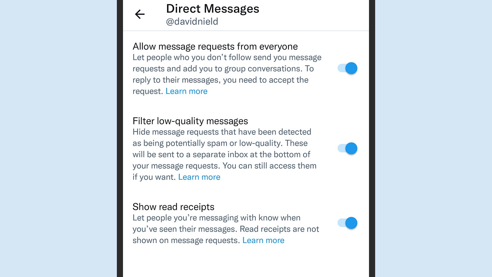 How to Turn Twitter Read Receipts on or Off