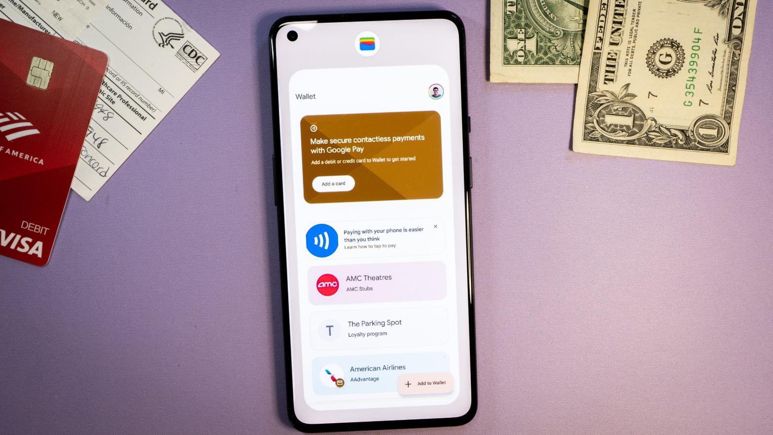 Google Wallet could be making its return as a feature set within Google Play Services. (Image: Florence Ion / Gizmodo / Mishaal Rahman)