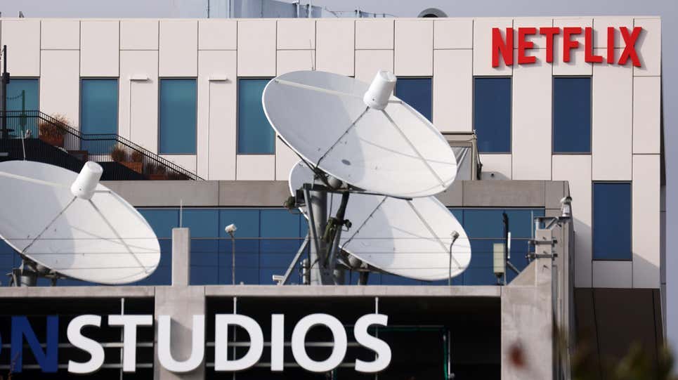 The Netflix logo displayed at Netflix's Los Angeles headquarters. (Photo: Mario Tama, Getty Images)