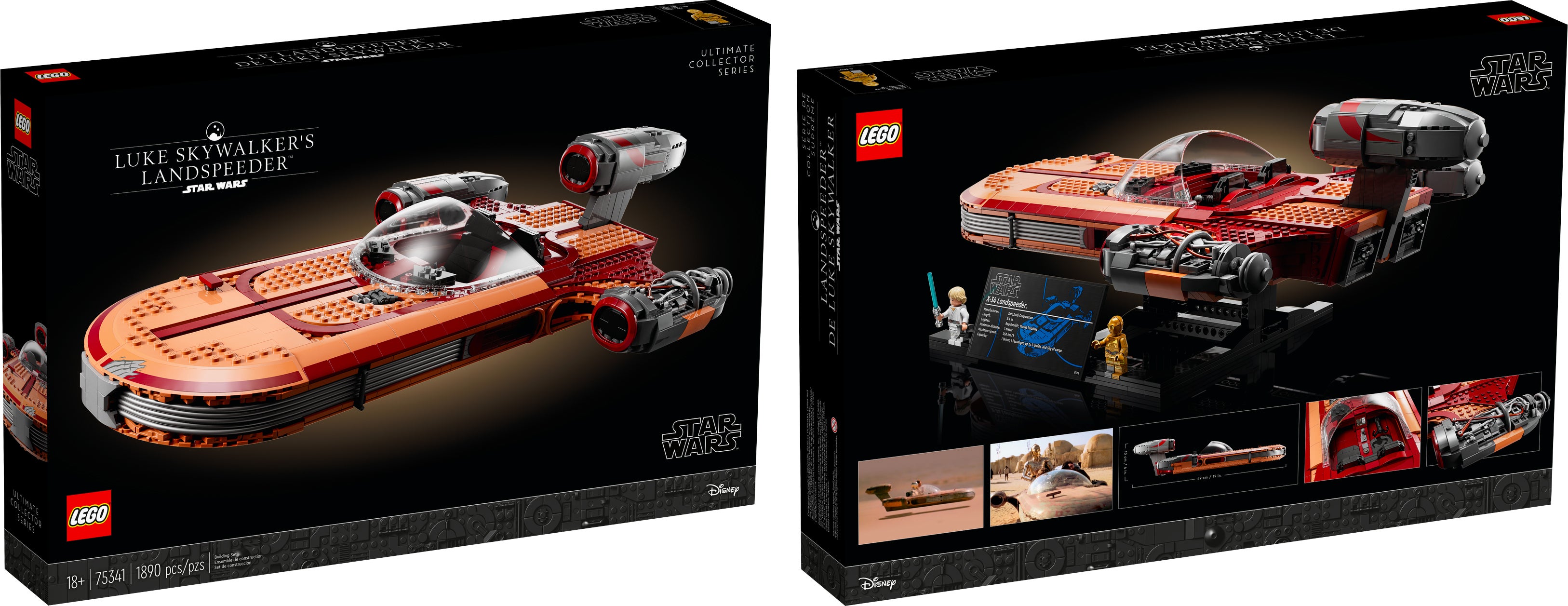 Lego’s Star Wars Day Offerings Include a new 1,890-Piece Ultimate Collector Series Version of Luke’s Landspeeder