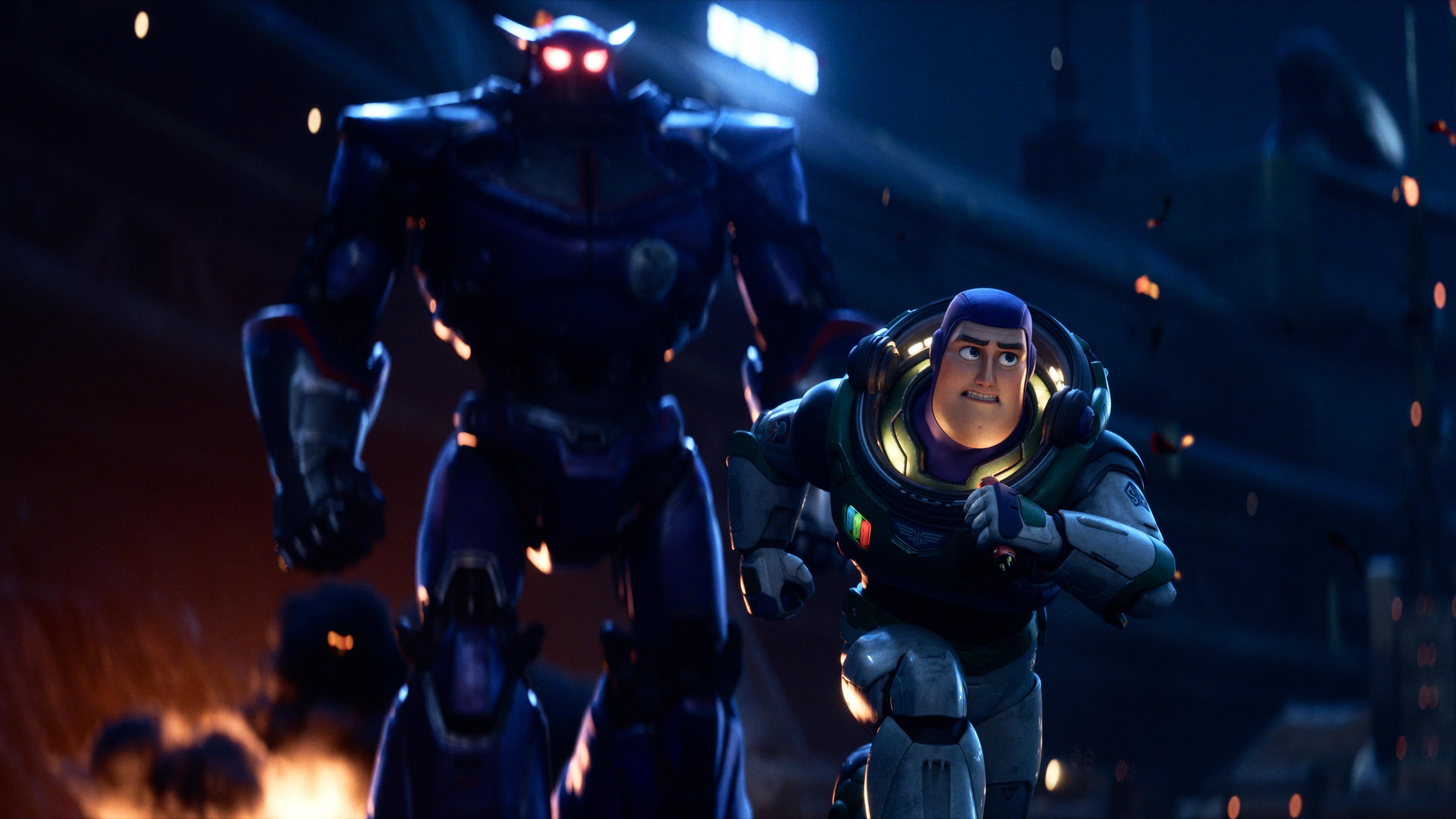 Of course Zurg, voiced by James Brolin, is in Lightyear. (Image: Pixar)