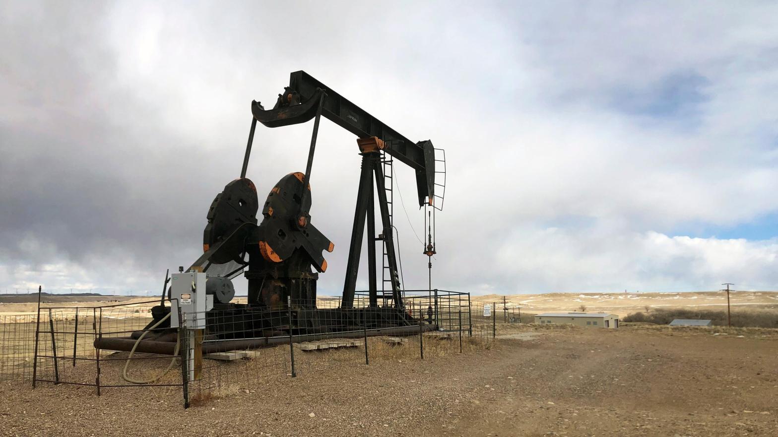 An oil well in Casper, Wyoming. (Photo: Mead Gruver, AP)